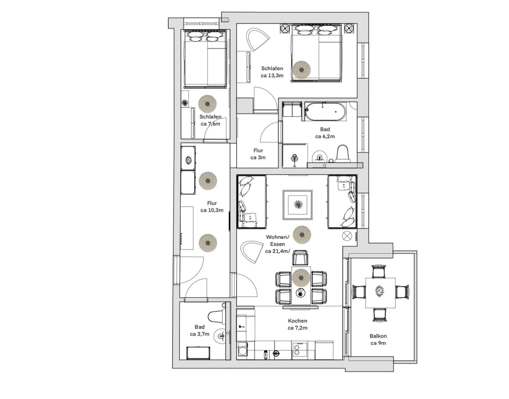 Pineapple Apartments Dresden Zwinger V - 78 Qm - 1X Free Parking Екстер'єр фото